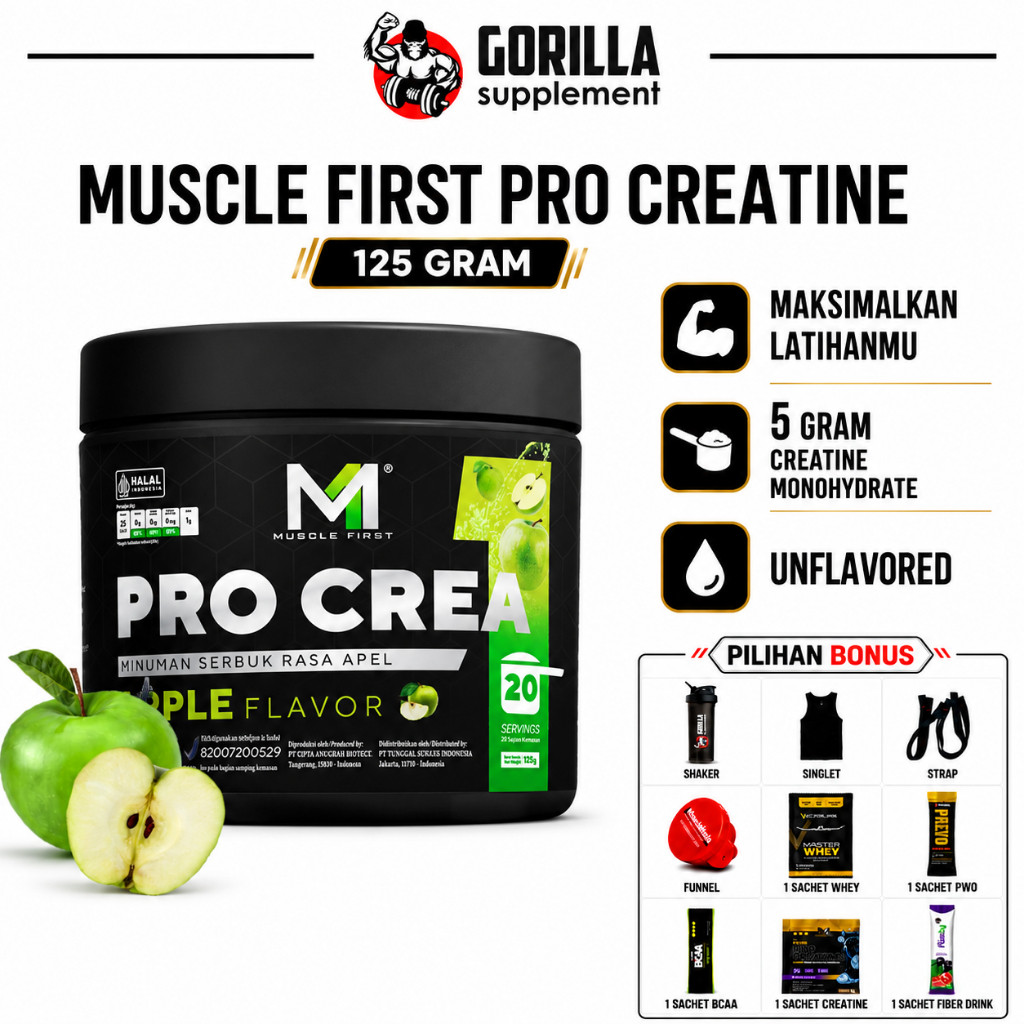 MUSCLE FIRST Pro Creatine 125 Gram  Creatine Monohydrate