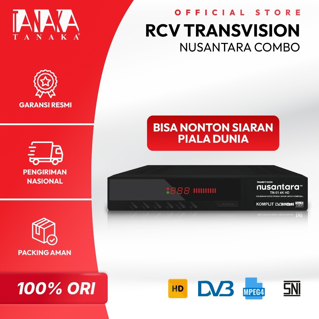 promo spesial TANAKA RCV Transivision Nusantara HD COMBO Siaran World Cup Receiver Set Top Box Type 