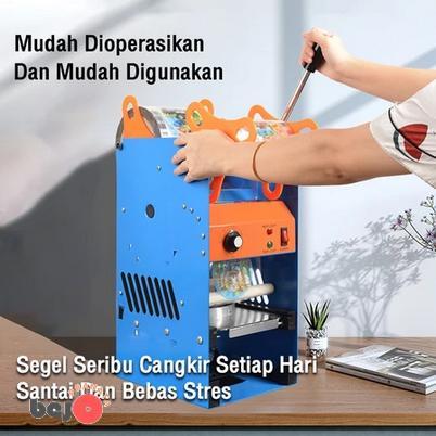 Mesin Pres Es Teh Jumbo Sealing Machine Original Press Cup 8