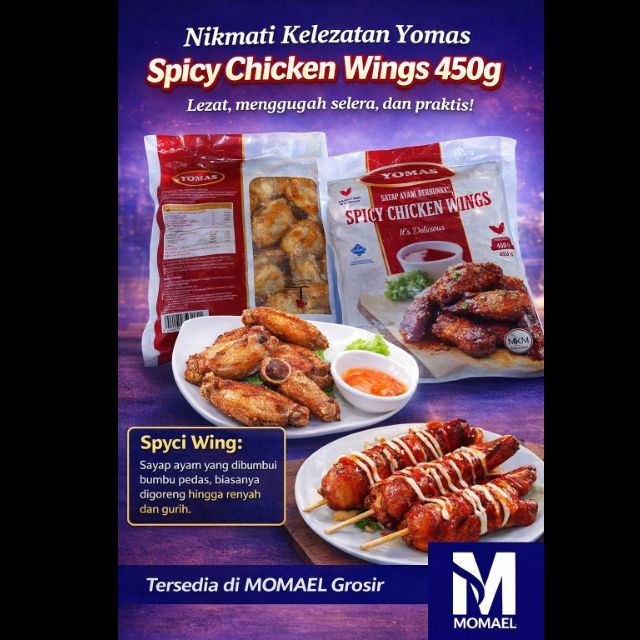 yomas chicken spyci wing 500