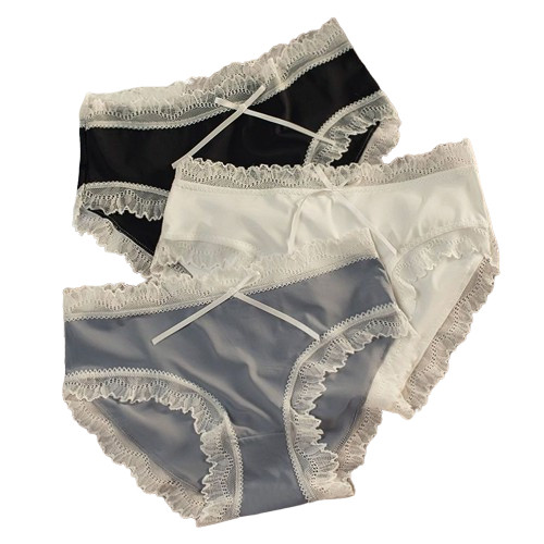 MISS'O CD1497 Celana Dalam Polos CD Seamless Pita Renda Underwear CD Motif Underwear Sexy Sempak
