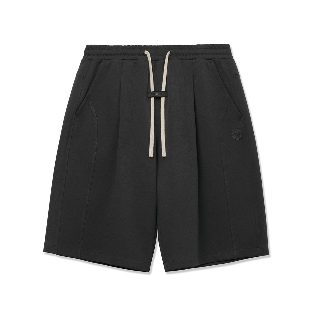 LIFEWORK - Wappen Bermuda Shorts - Man Charcoal Grey - Celana Pendek Bottoms Charcoal Grey Man