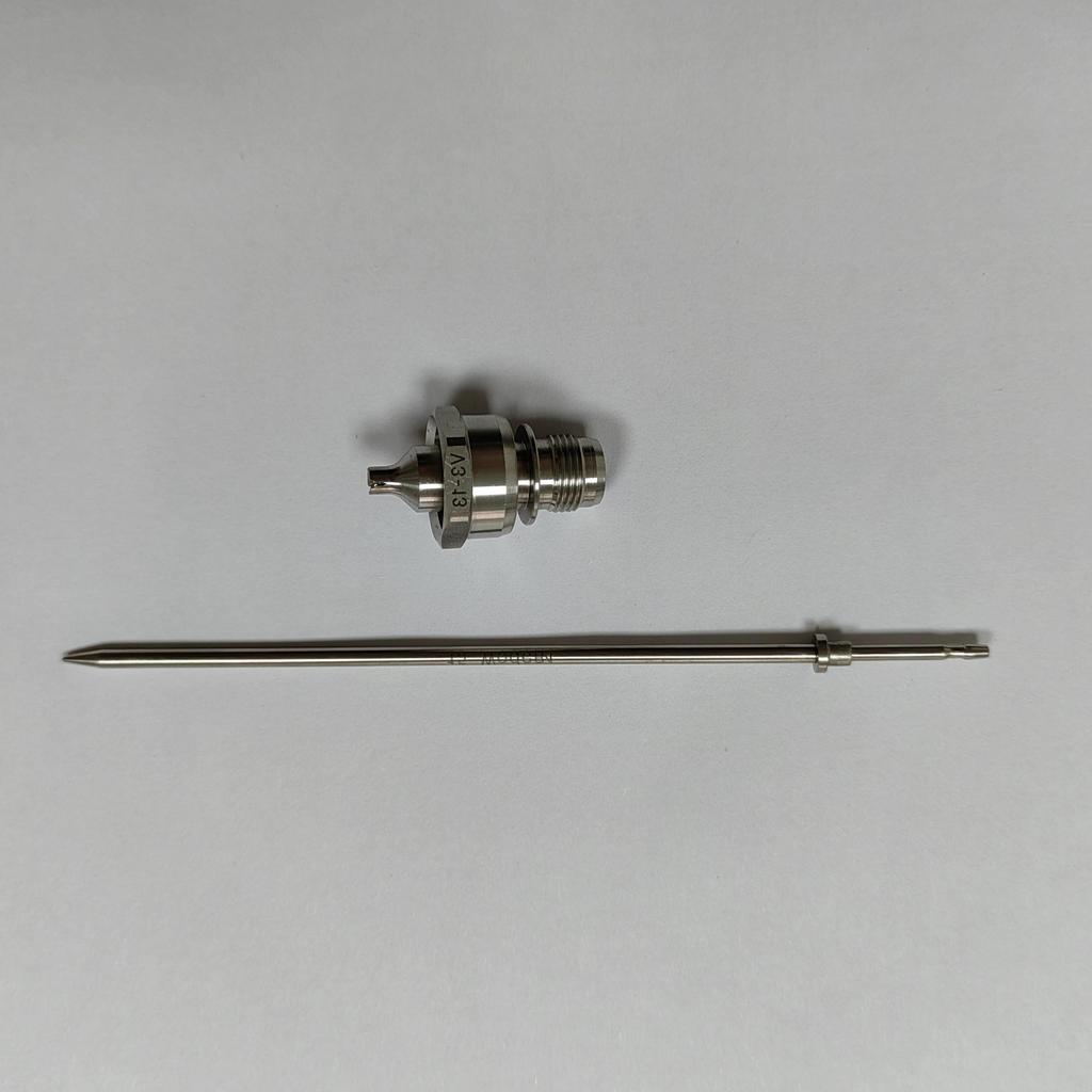 Japan Anest Iwata Kiwami4 Spray  Accessories 13 14 Needle Nozzle Vshaped Nozzle Split Slot Tip