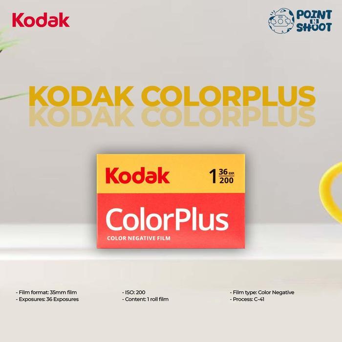 KODAK ColorPlus 35mm 200 iso 200/ 36 exp Color Plus KCP - Roll Film