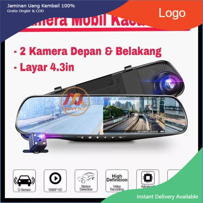 Kamera Mobil Kaca Spion 2 Kamera - Dvr Mobil Kaca Spion KMS02