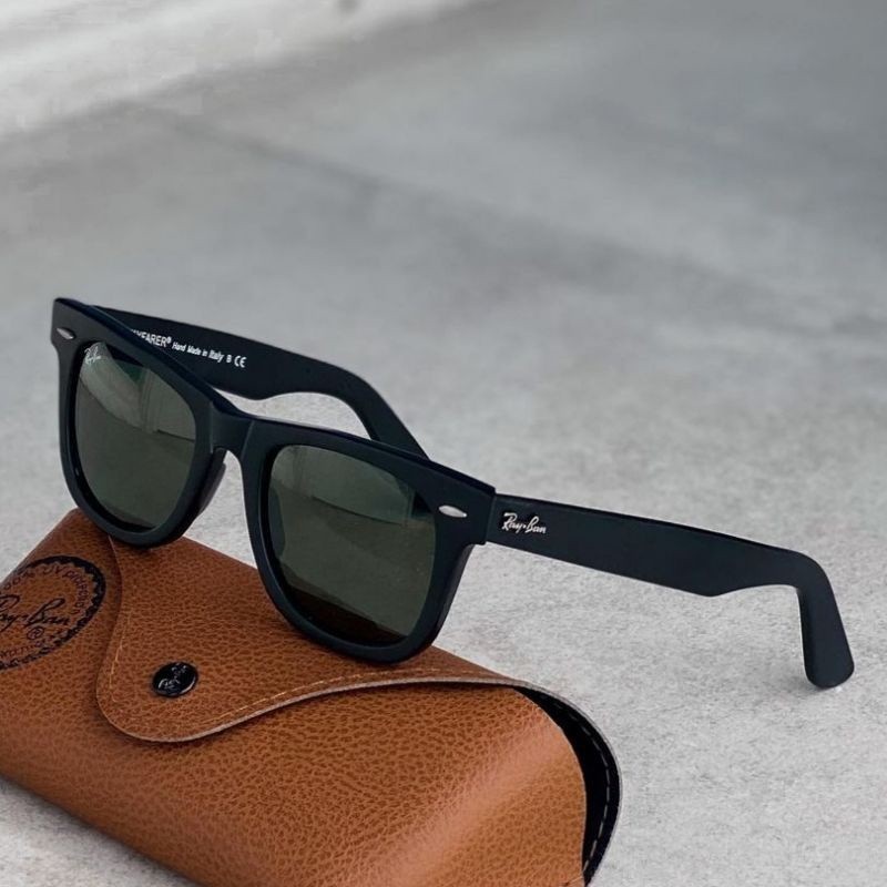 [COD] Kacamata RAYBAN WAYFARER RB2140A Lensa Kaca Black Dof Authentic Kacamata-KU