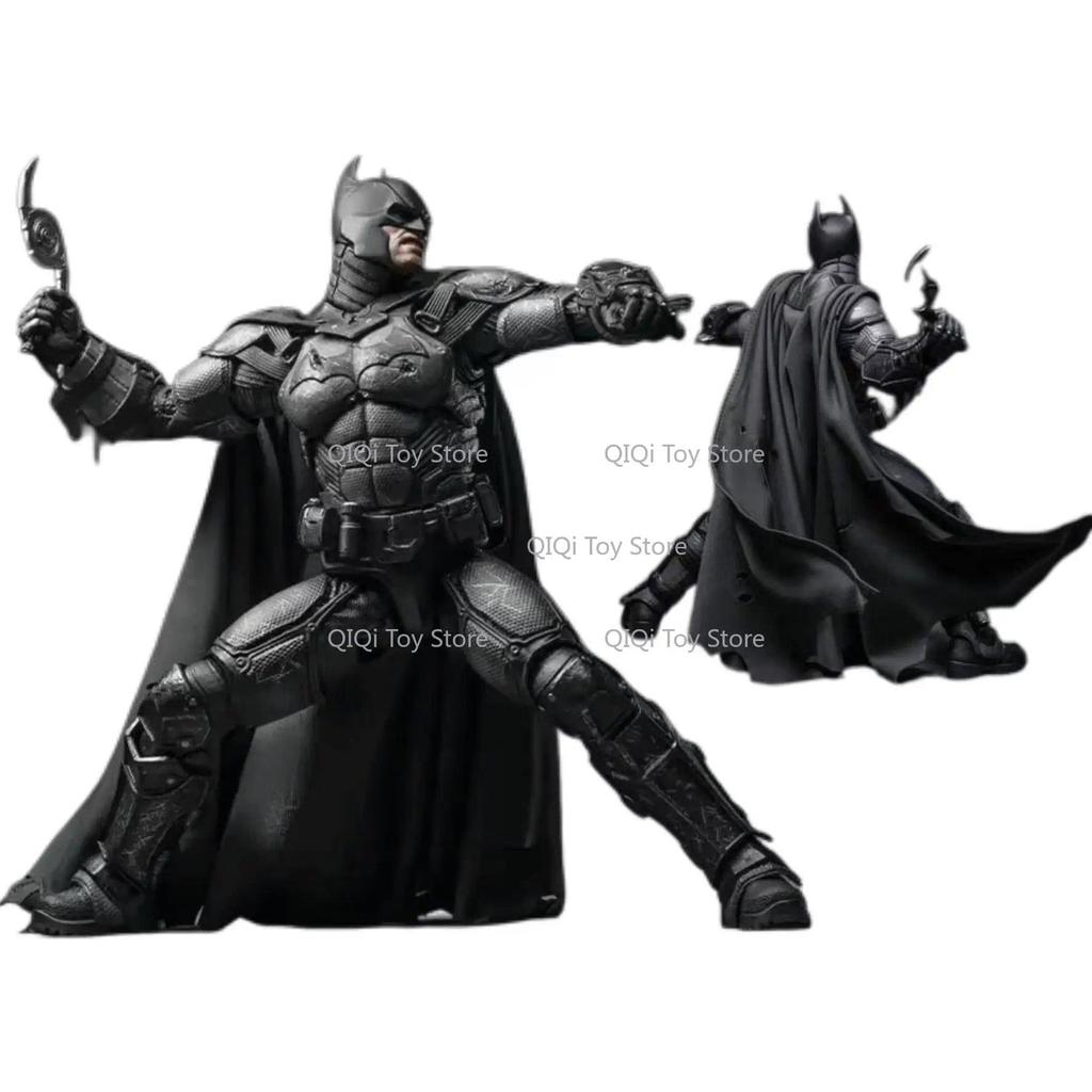 in stock NART Action Batman: Arkham Origins Batman 1/12 Moveable Doll Battle Damage Edition