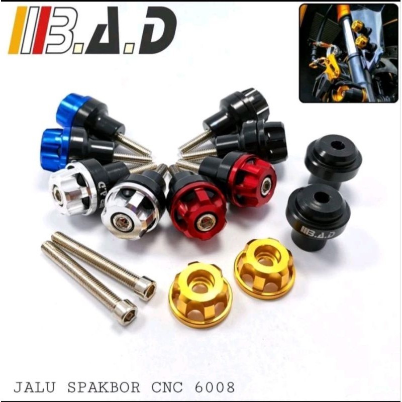 BAUT JALU SPAKBOR / MONEL BAUT KNALPOT / BAUT MONEL PLAT NOMOR UNIVERSAL NMAX AEROX PCX ADV DLL
