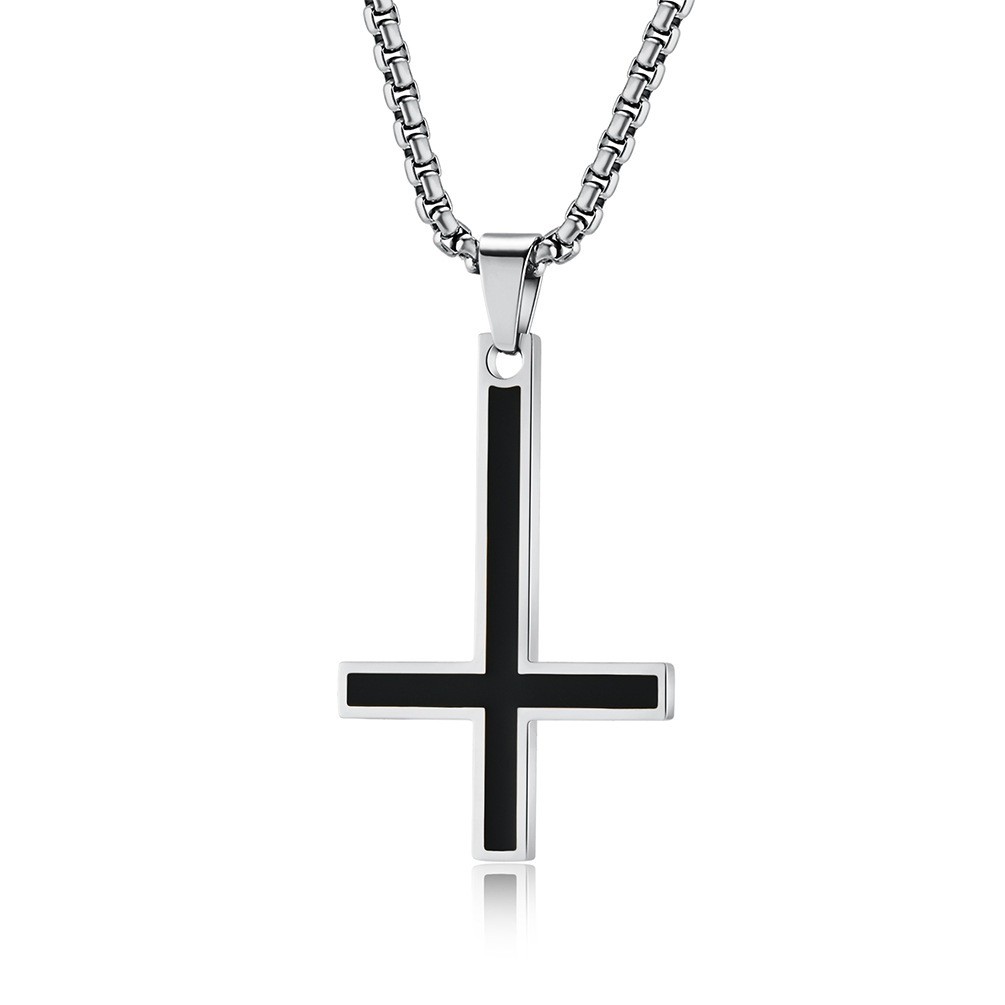 KALUNG SALIB ST PETRUS (SALIB TERBALIK) / KALUNG SALIB ANTI KARAT / KALUNG SALIB EMAS / KALUNG SALIB
