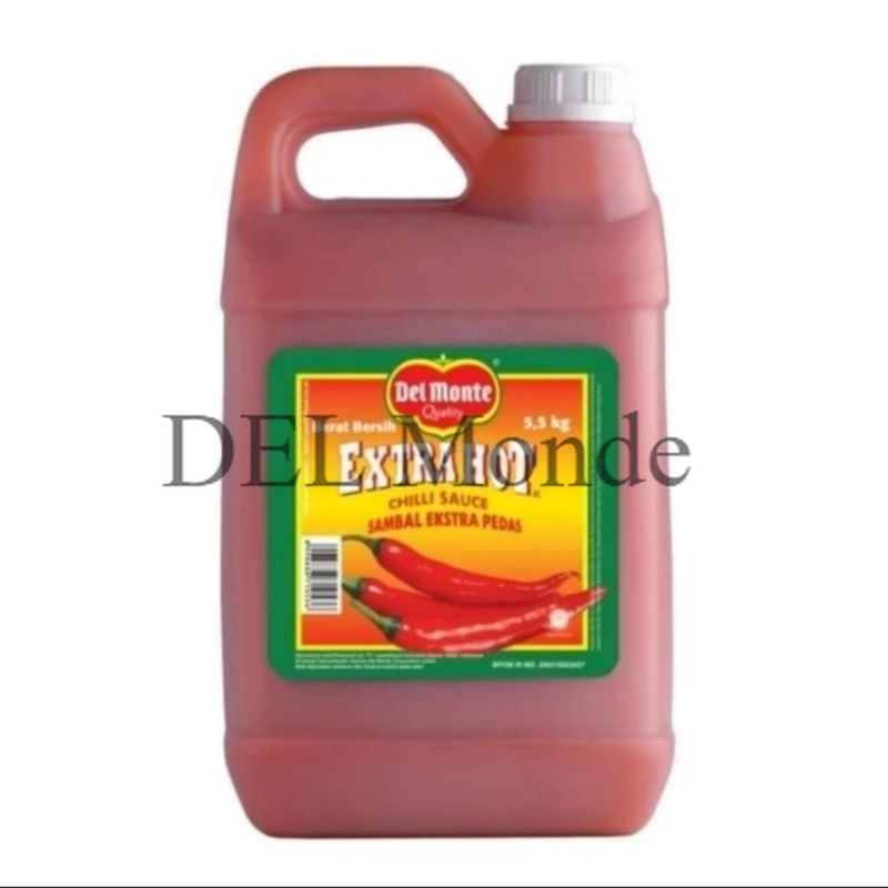 PromoSaus Tomat Delmonte 5,7kg Saos Chili Extra Hot 5,5kg /JERIGEN