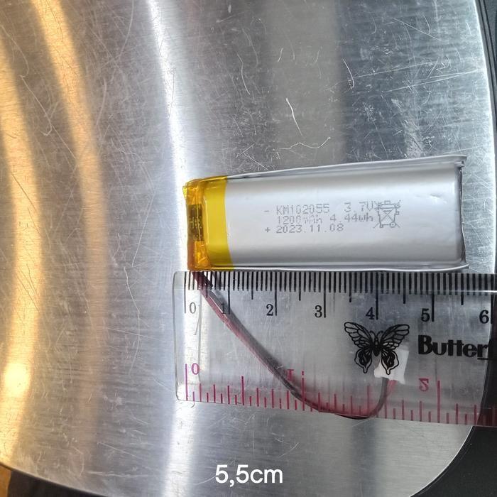 Baterai Lithium Polymer 3.7v/1200 mAh