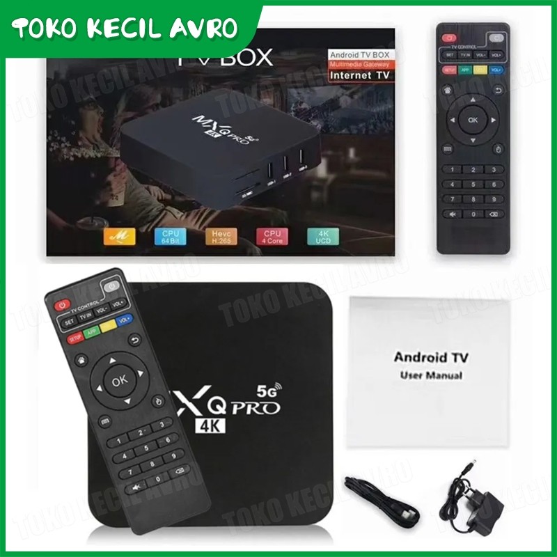 MI TV  TSIK ANDROID 100% Original Advanced Android TV BOX MXQ Pro Indihome Digital Online TV RamInte