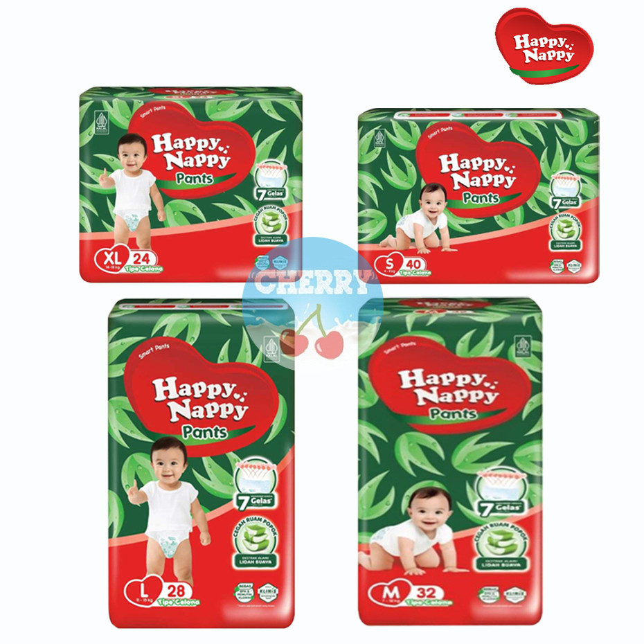 HAPPY NAPPY SMART PANTS [S40 / M34 / L30 / XL26 ]
