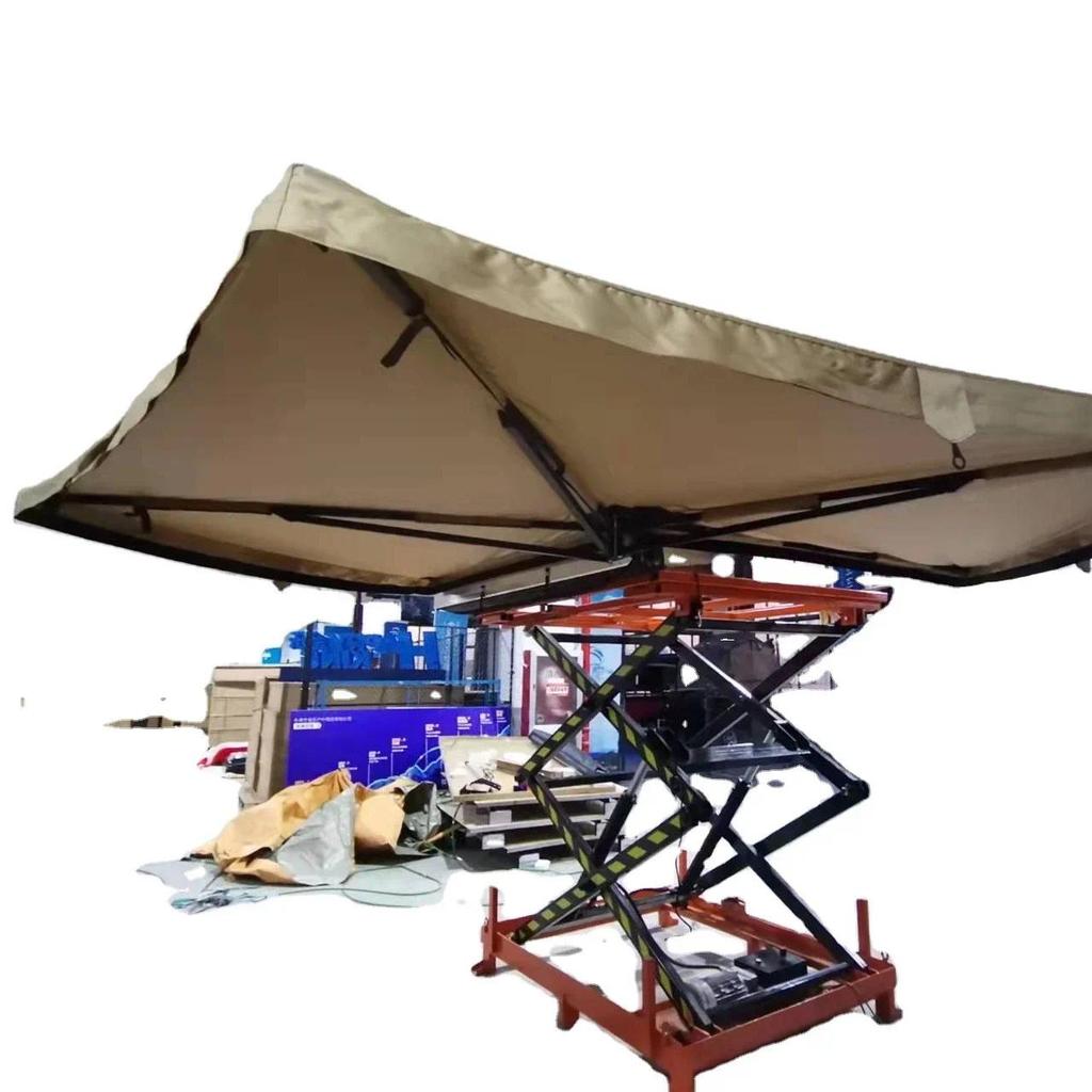 Car rooftop tent Roof Awning Tent Roof Tent Derk Aluminum Free Stand Awning custom