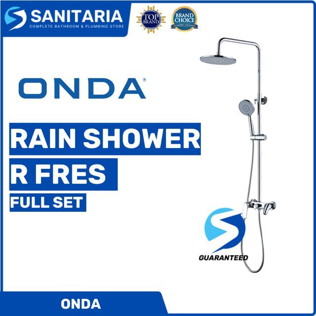 Rain Shower Full Set R Fres Onda/Satu Set Tiang Shower R Fres Onda