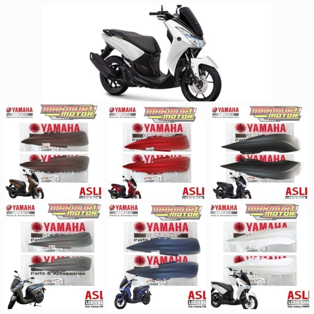 BODY BELAKANG SAMPING YAMAHA LEXI 125 KANAN KIRI ORI YGP