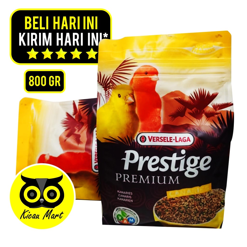 KICAU MART Prestige Kenari Canary Premium Versele Laga Import Prestige Kenari Canaries Mix Seed 800 