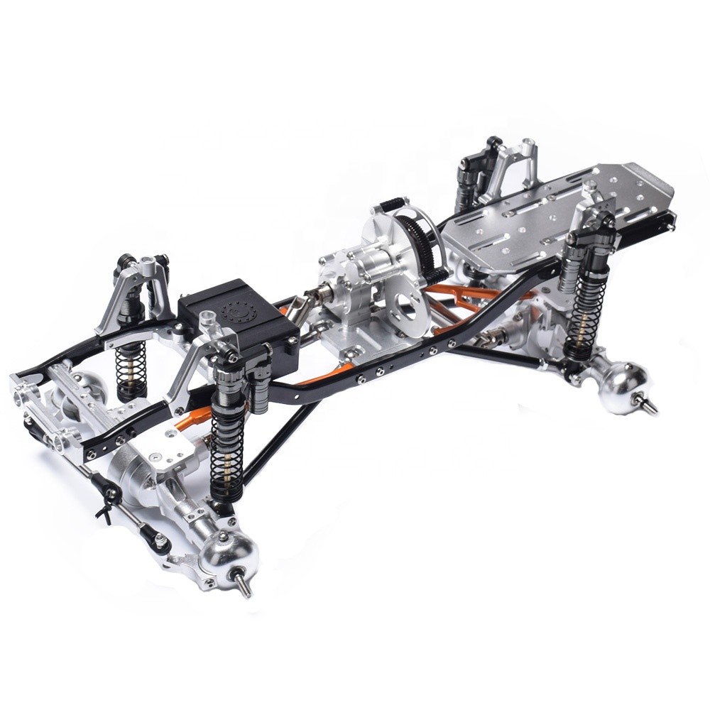 CNC Aluminum Metal 313mm Wheelbase Frame Body for RC Car 1/10 AXIAL SCX10 Chassis Vehicle Crawler Ca