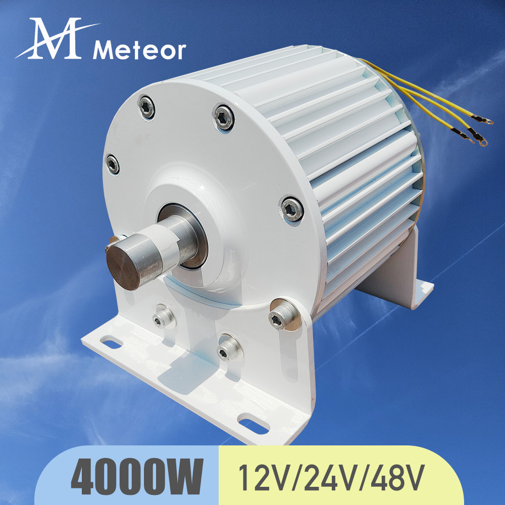 4000W Low RPM Gearless Permanent Magnet Generator For Wind Turbine Water Turbine Water Conservancy F