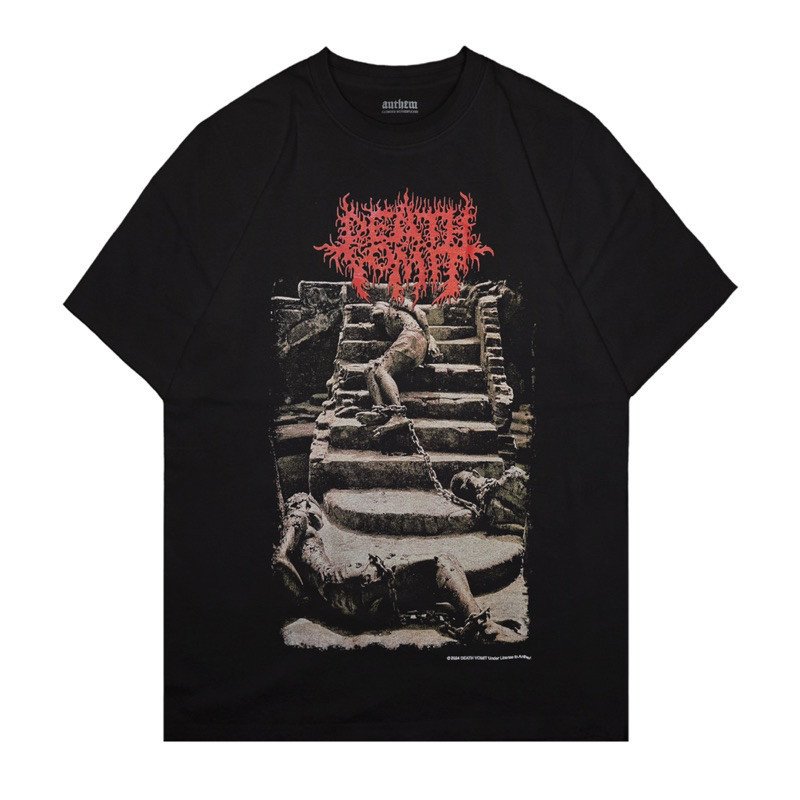XtremeMerch Death Vomit "25 Years Eternally Deprecated" Oversized Kaos 100% Original Tshirt
