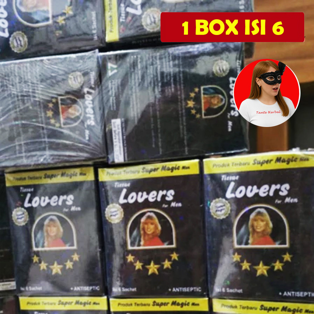 Tisu Magic Lovers 1 Box isi 6 pcs COD