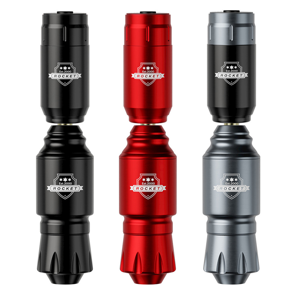 Professional Mini Rocket Tattoo Machine Set Japan Motor Wireless Tattoo Power Supply RCA Interface R