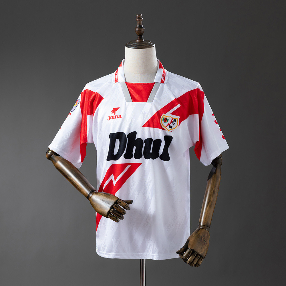 Jersey Retro 94/95 Rayo Vallecano Home T shirt pria