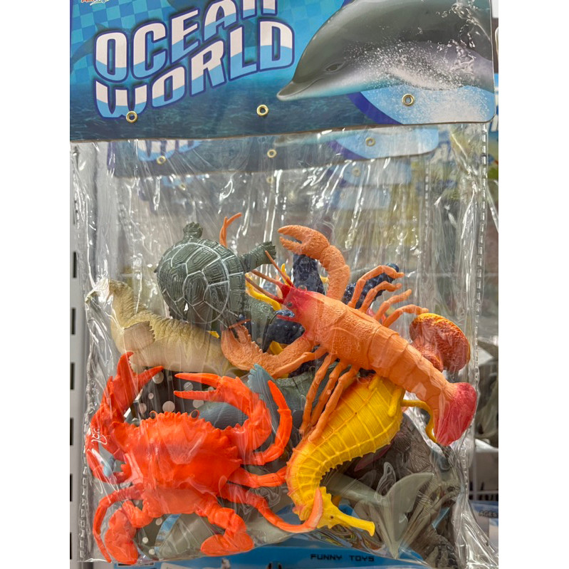 Animal Figure Binatang Laut Besar / Miniatur Binatang Hewan Laut / Binatang Karet