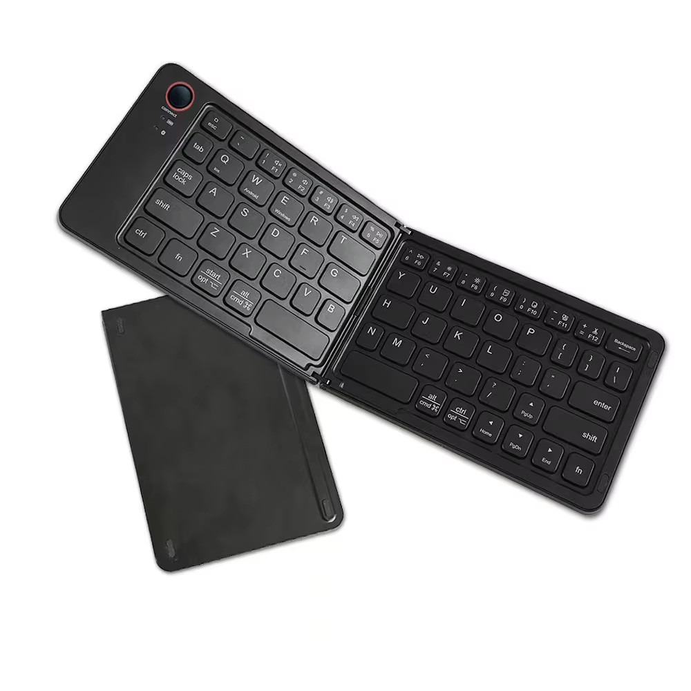 Wireless Folding Keyboard Bluetooth Keyboard with Numeric Keypad For Windows Android IOS Phone Trave