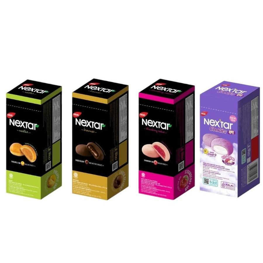 NEXTAR NABATI KUKIS NASTAR / BROWNIES / STRAWBERRY / GOGUMA 80 GRAM