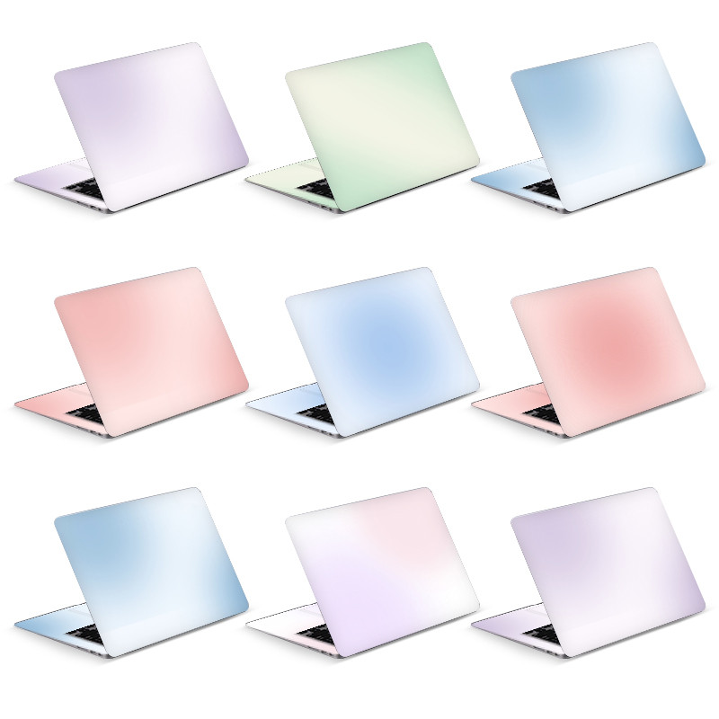 DIY Laptop Stickers Skins Watercolor HP Skin PVC Cover Case 10/12/13/15/17 inch for Macbook/Lenovo/m