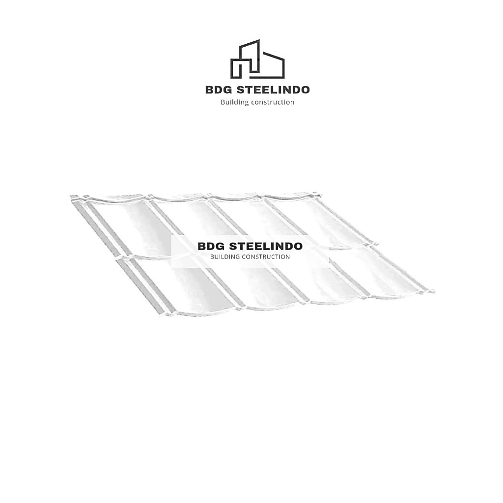 Atap Genteng Metal Transparan  2 x 4 / Genteng Fiber Bening  2x4