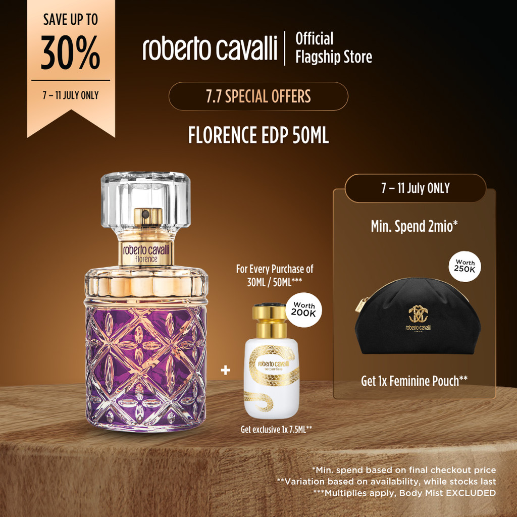 Roberto Cavalli Florence EDP 50ml - Parfum Wanita