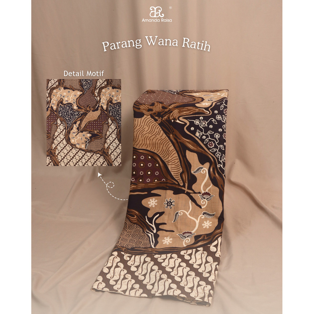 Kain Batik Meteran Potongan Motif Parang Wana Ratih