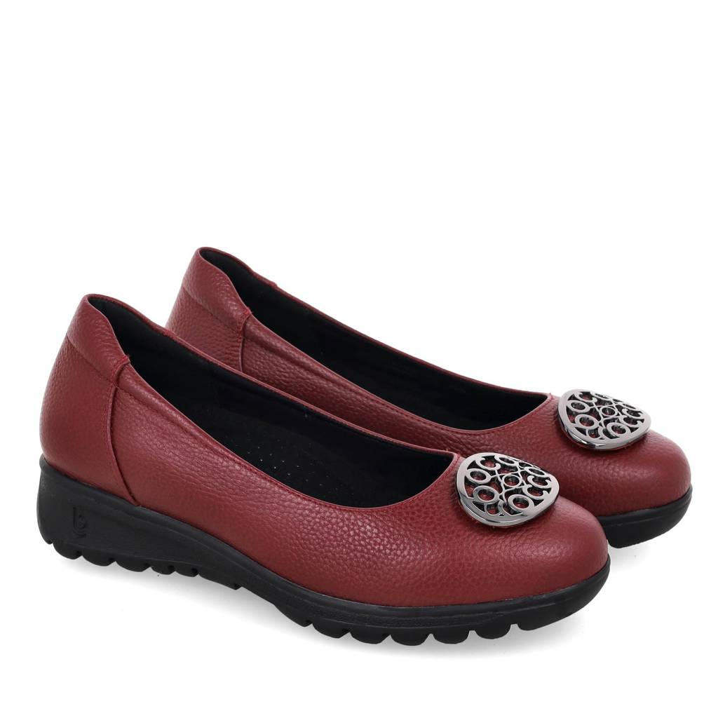 Bocorocco D. Melani 04 Marrone - Sepatu Wedges Wanita Kulit Asli