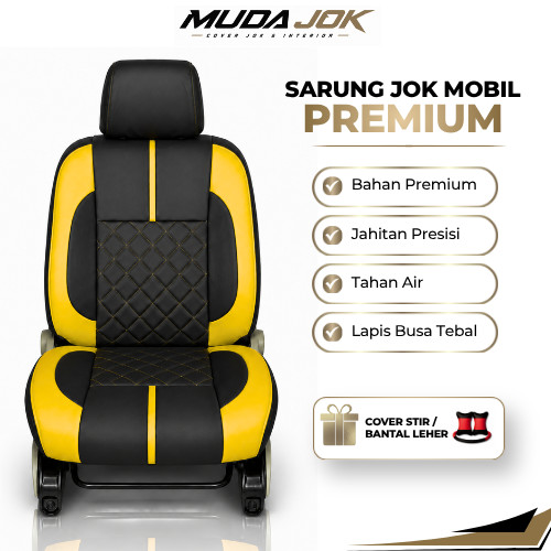 SARUNG JOK MOBIL 3 BARIS LUXIO BAHAN CHEROKEE AP FORCE ORIGINAL