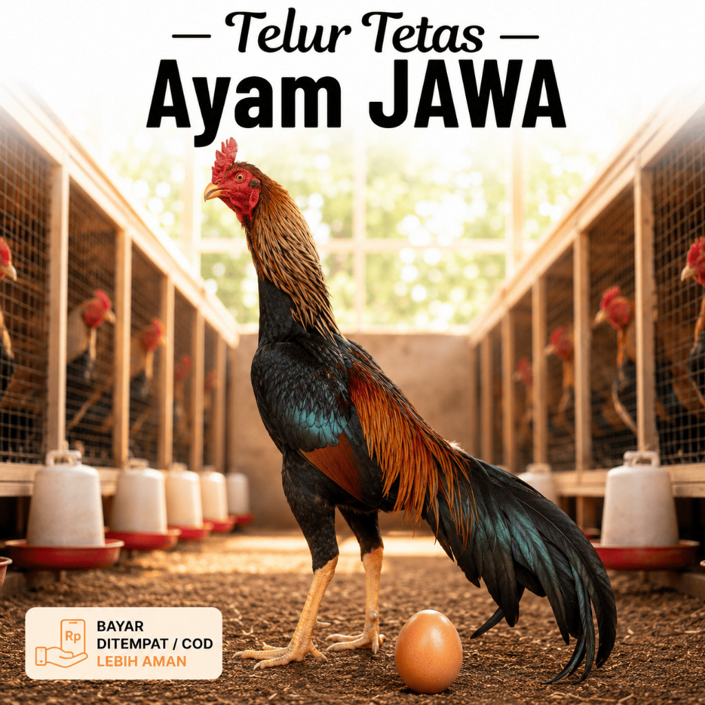 Telur Ayam Kampung Super FERTIL telur ayam kampung indukan Telur Jawa  UNTUK DITETASKAN