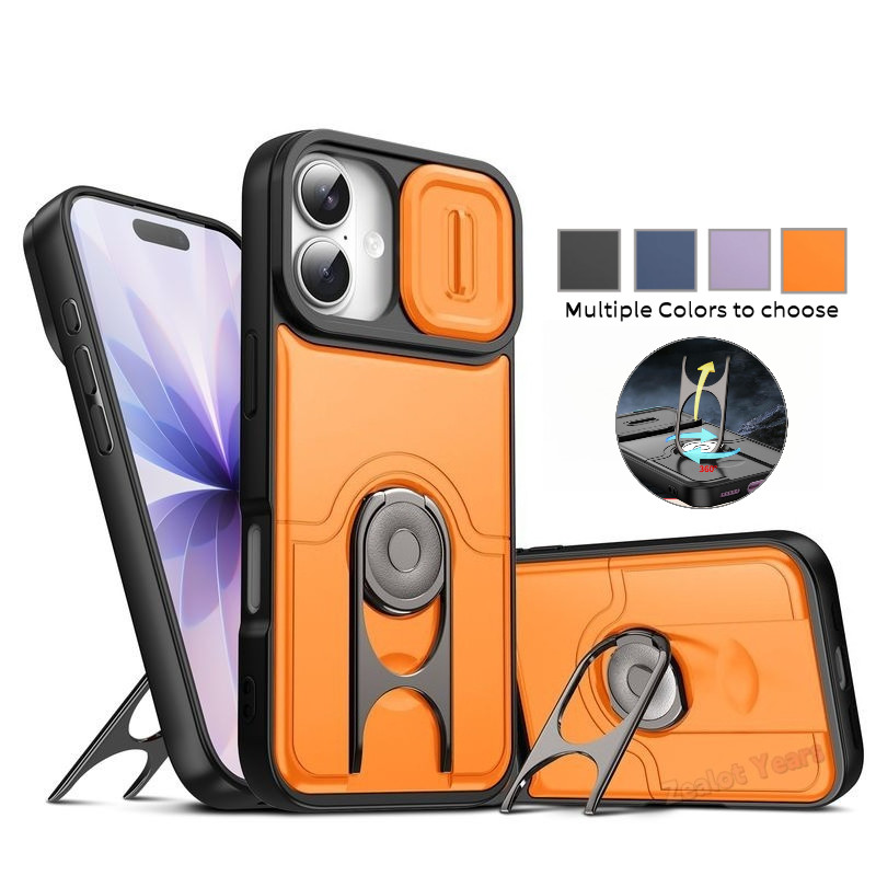 Case Untuk iphone 17 5G Casing Pelindung Magnetik Anti Guncangan Dengan Penutup Pelindung Kamera Ges