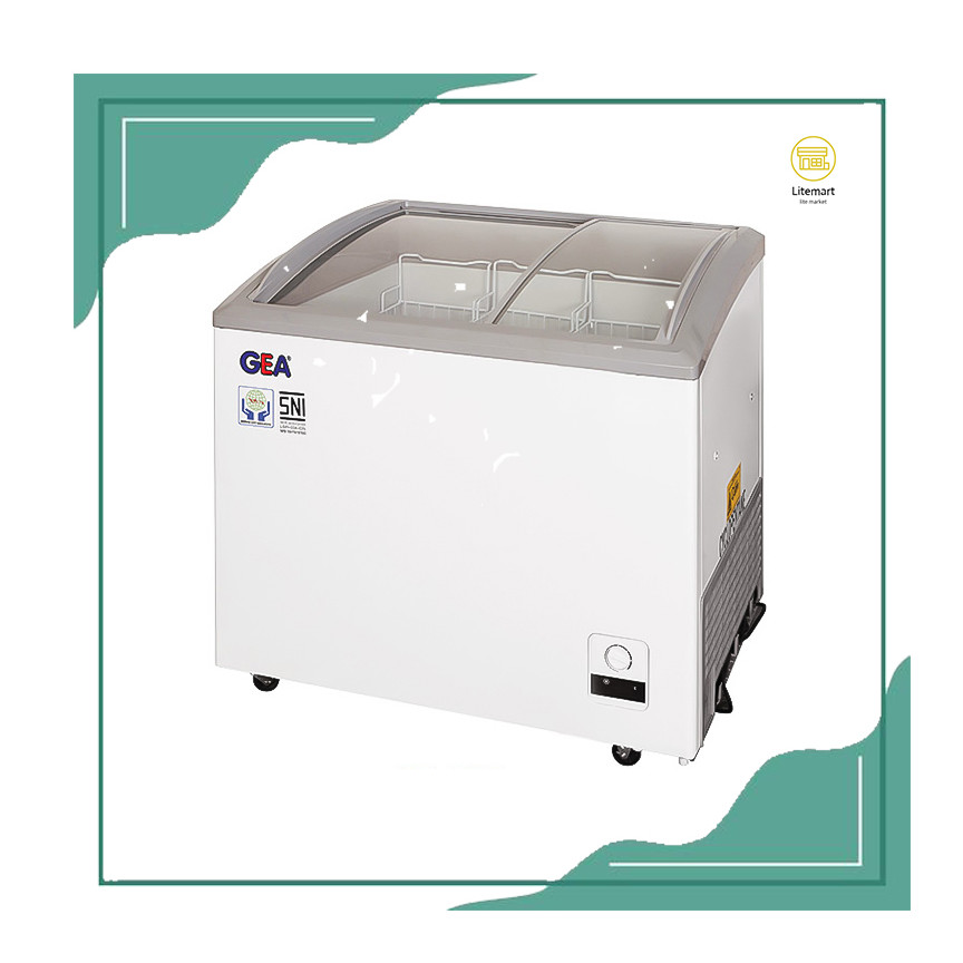 GEA CHEST FREEZER SLIDING FLAT 213L SD-213