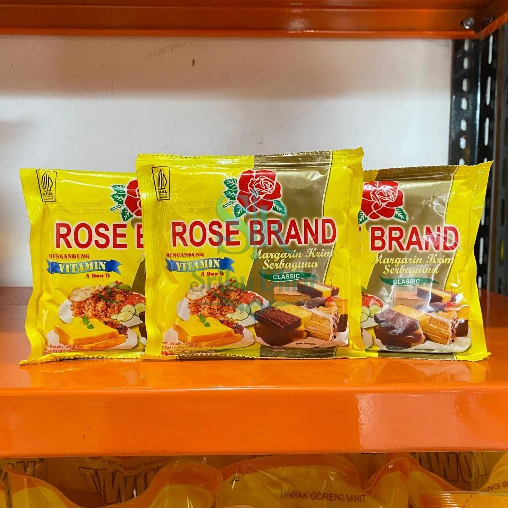 [RCG] MARGARIN ROSEBRAND 200GR  1RENCENG ISI 6, MARGARIN SACHET, MARGARIN 200GR
