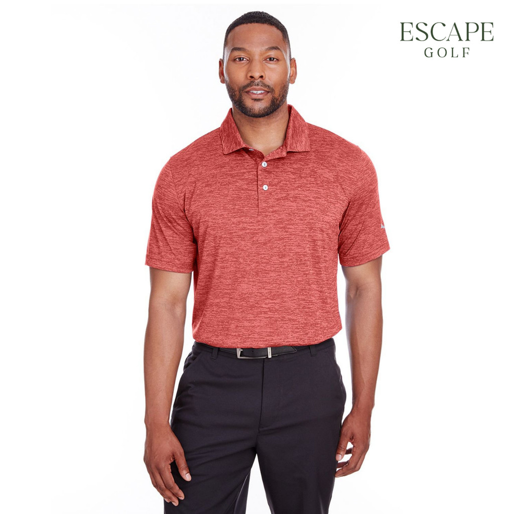 Puma Kaos Polo Golf Pria Merah | Puma Icon Golf Heather Men’s Polo