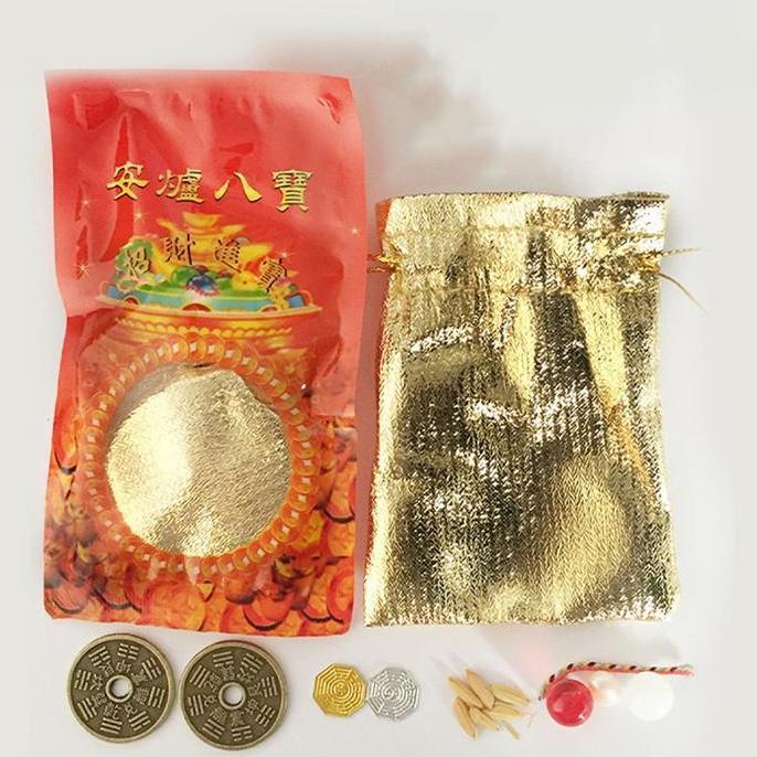 CHIEDRO 1 Set Pek Po / Pak Po / Fengshui / Feng Shui Hiolo / Hiolo Isian - Cocok Untuk Menarik Kekay