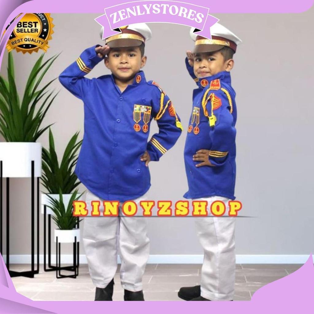 Baju Profesi AKMIL / Akademi Militer / Seragam AKMIL anak / KOSTUM AKMIL ANAK / BAJU KARNAVAL ANAK S