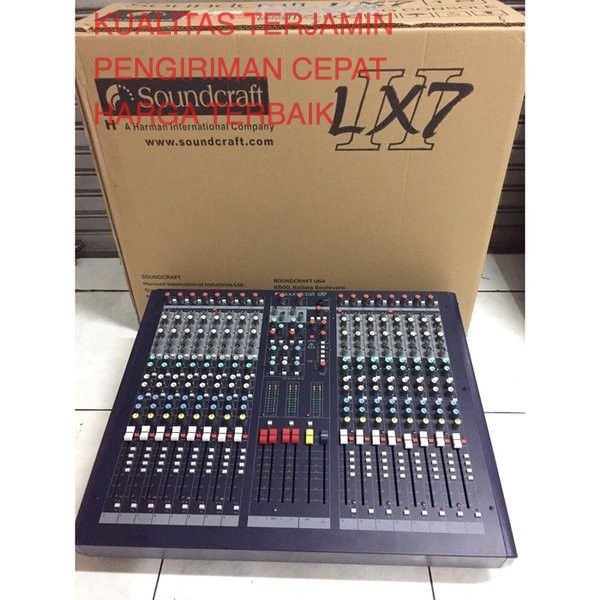 MIXER SOUNDCRAFT LX7II / LX7 II 16 CHANNEL