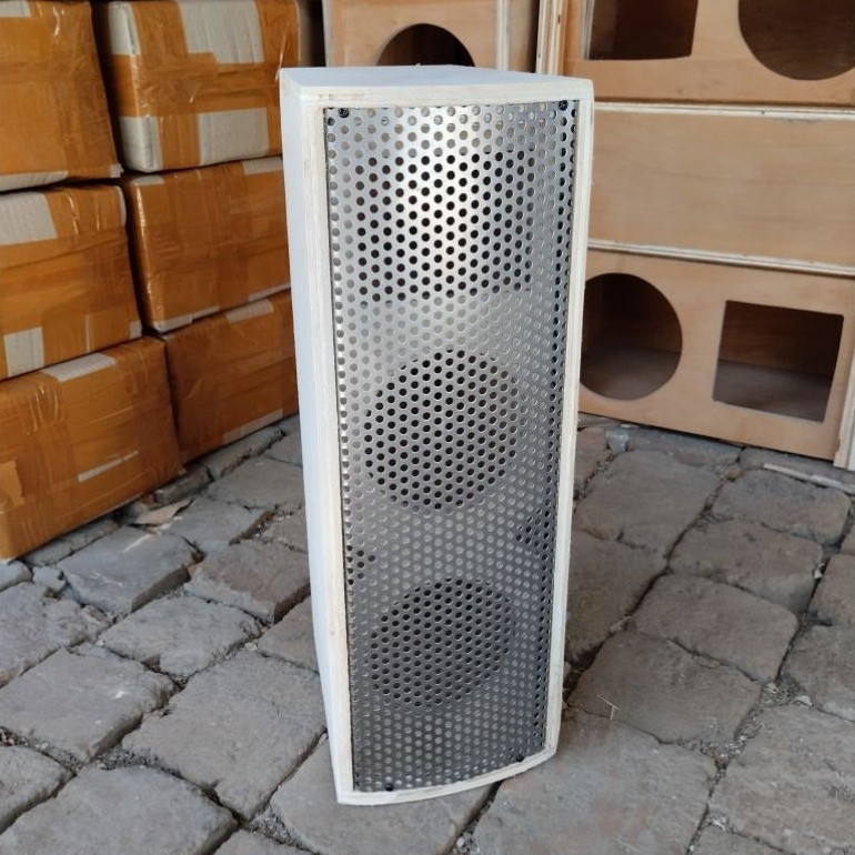 Box Column 4 inch dobel plus lubang tweeter ax 65 bahan 9mm