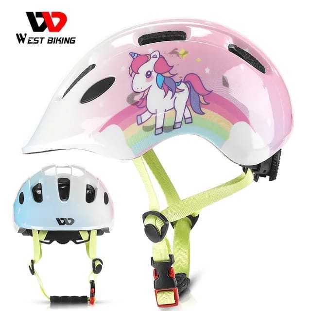 Foto Helm Sepeda Anak West Biking Kids half face ultralight Kid Helmet Pushbike