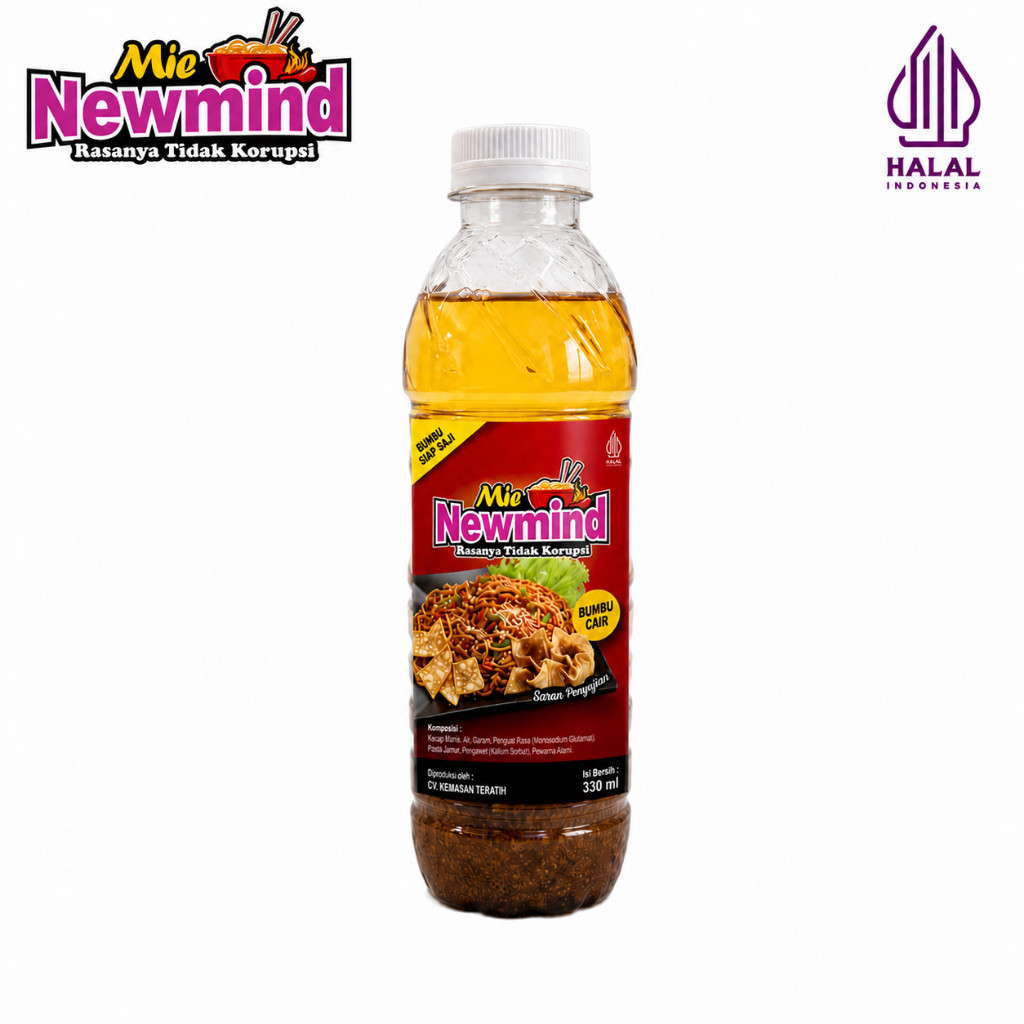 Bumbu Cair Mie Newmind 330ml ala Bumbu Mie Gacoan | Wizzmie | Mie Kober