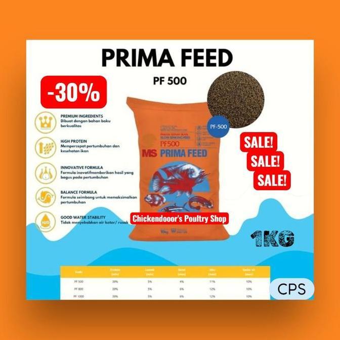 Aquaic- Pf 500 1 Kg Pelet Ikan Benih Patin Gurame Chana Gabus Burayak Patin Lele Gurame Nila 1Kg Bis