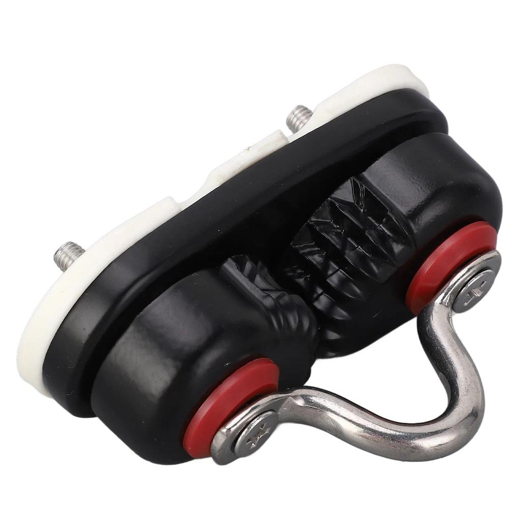Boat Cam Cleat Aluminum Alloy Ball Bearing Fast Entry Cam Cleat with Guide Ring for Sailing Sailboat