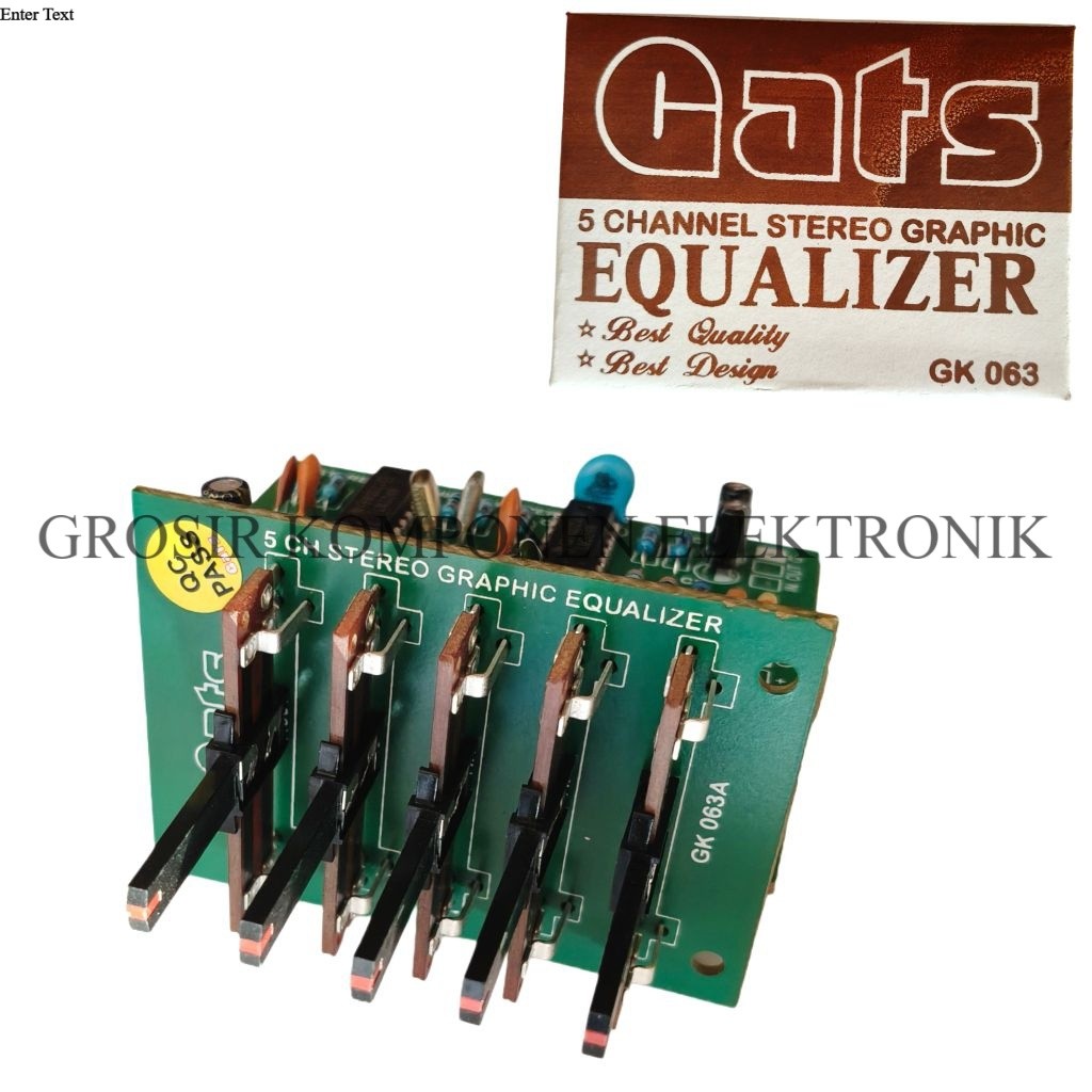 Kit Equalizer 5 Channel Stereo